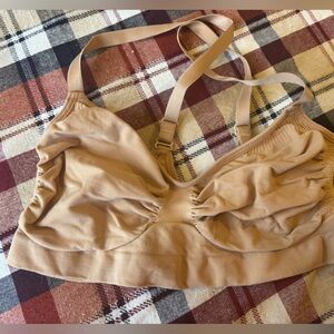 SKIMS Nude Bralette with Ribbed Straps